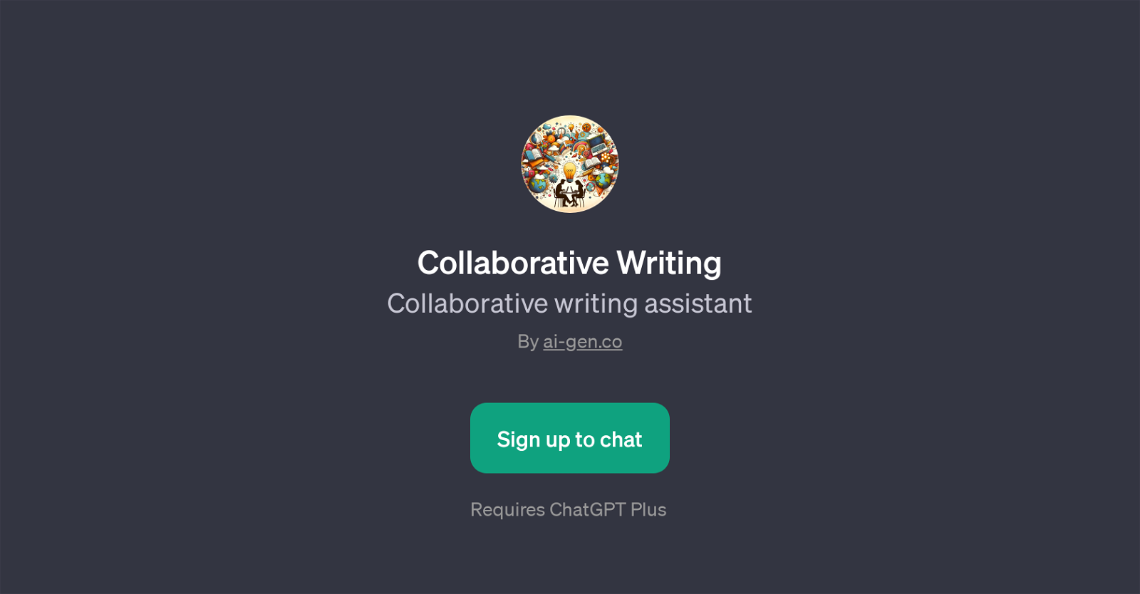 Collaborative Writing website