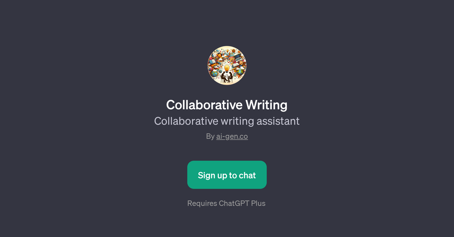 Collaborative Writing website