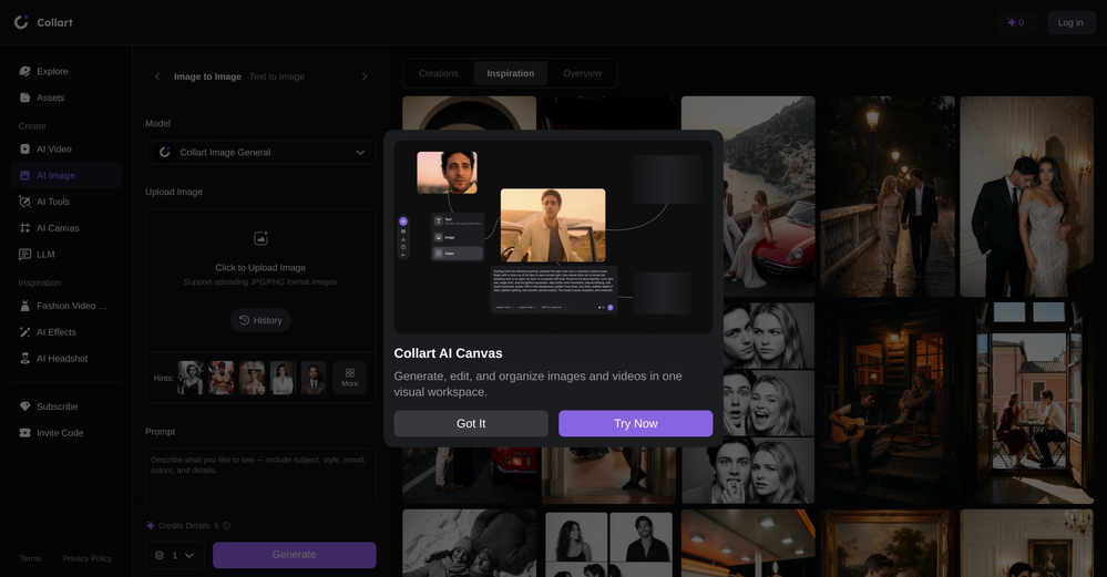 Collart | AI Image to Image website