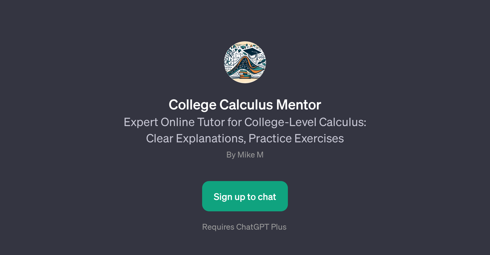 College Calculus Mentor website