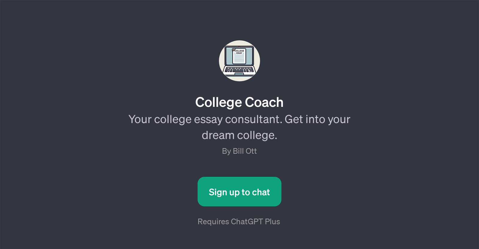 College Coach website