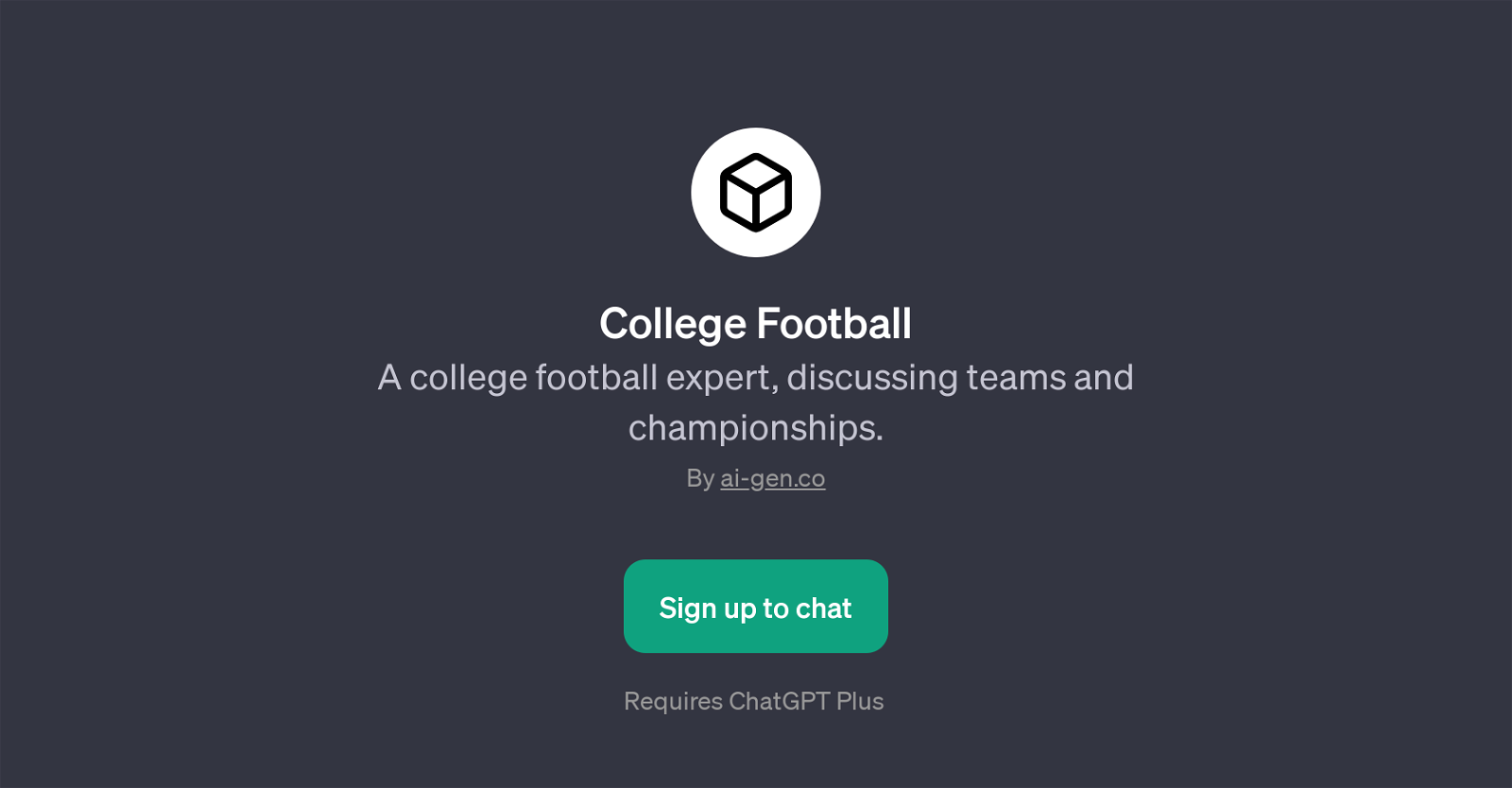 College Football website