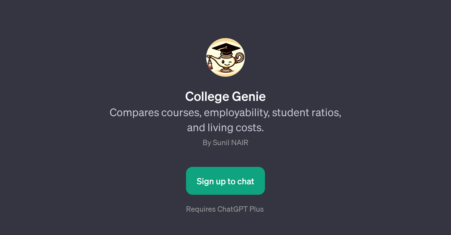 College Genie website
