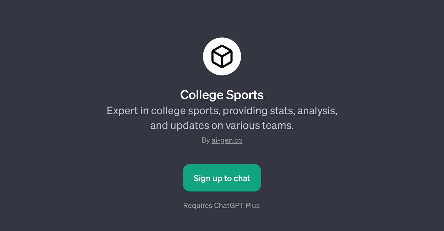 College Sports website