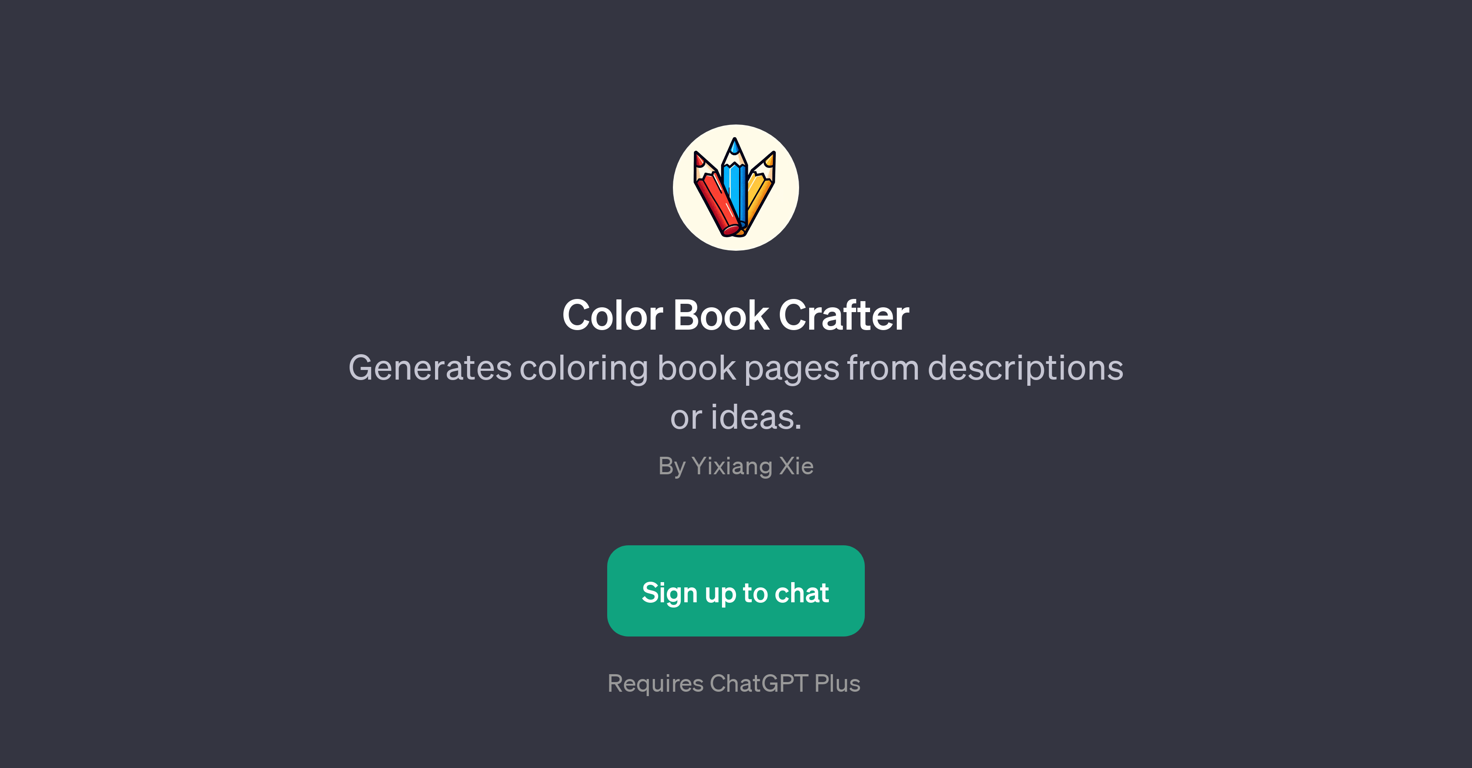 Color Book Crafter website