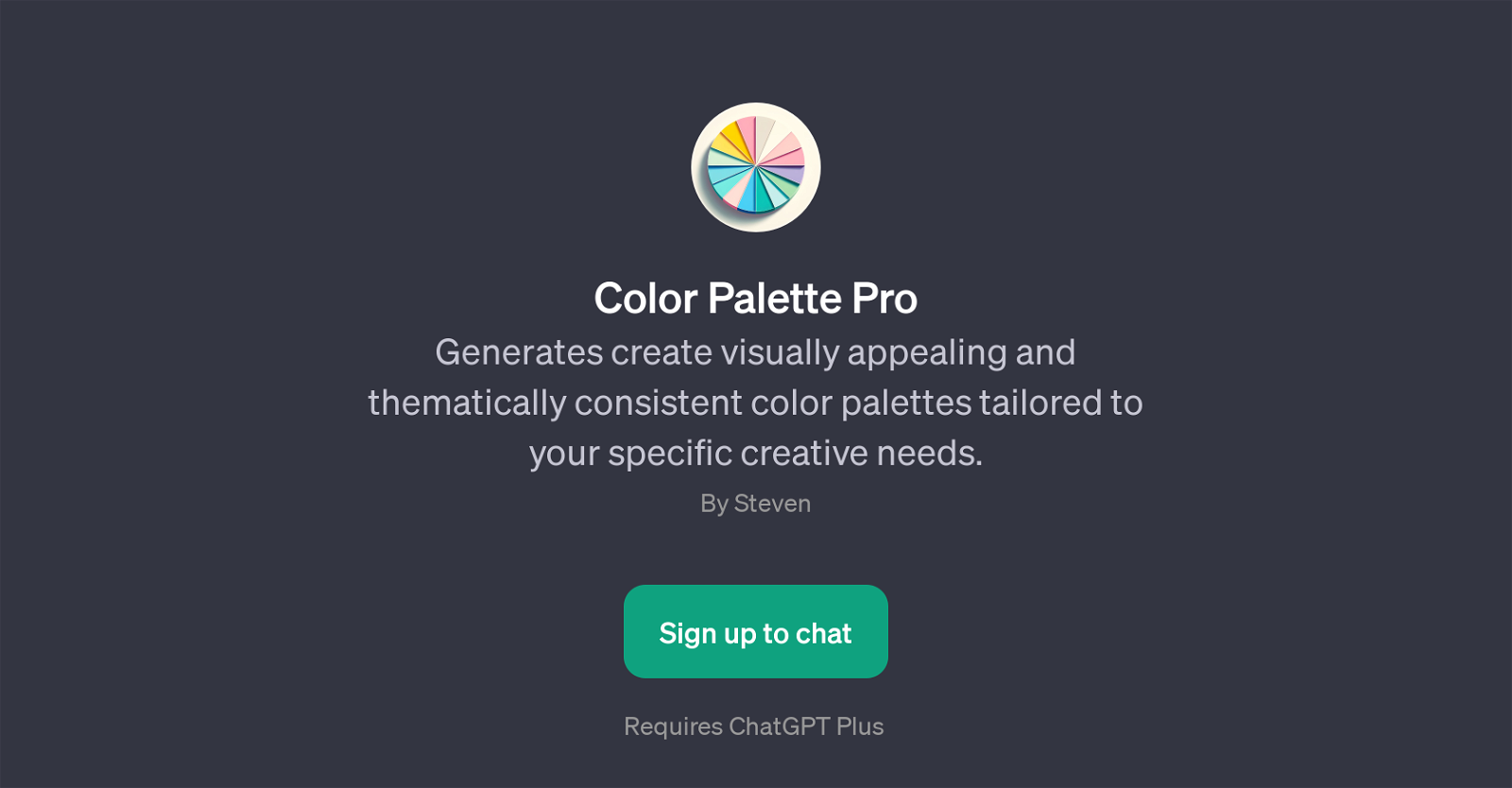 Color Palette Pro website