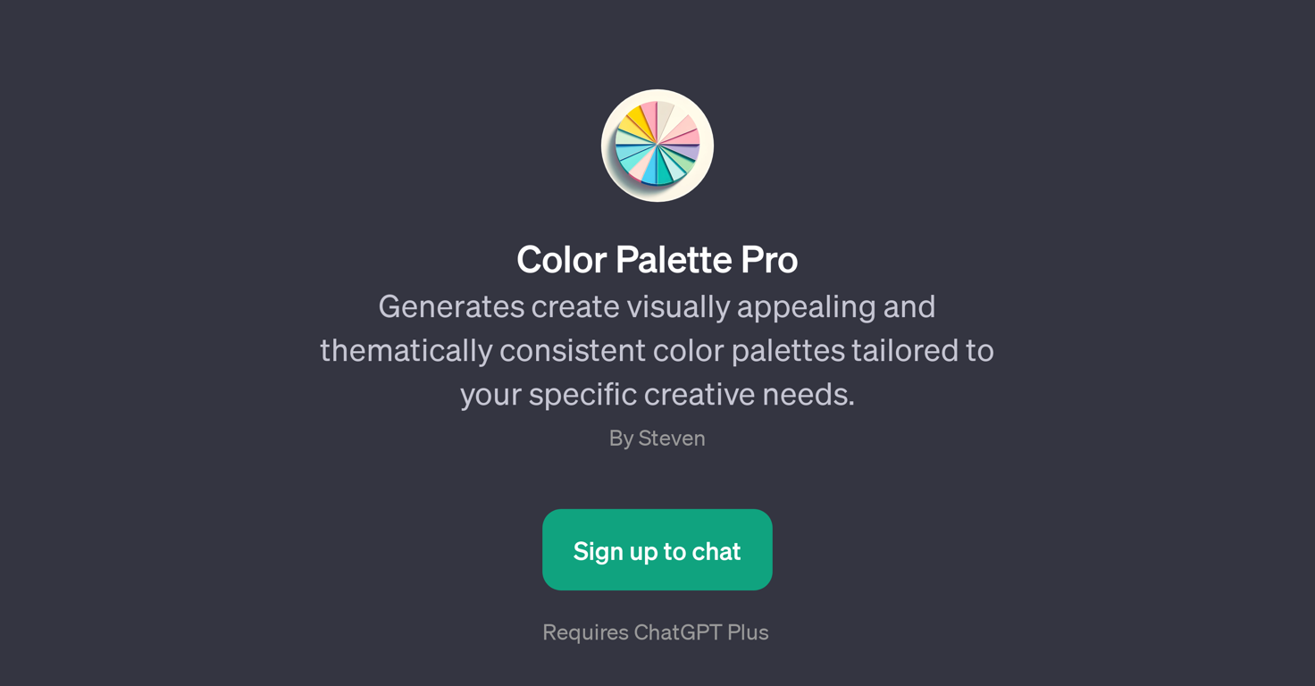 Color Palette Pro website