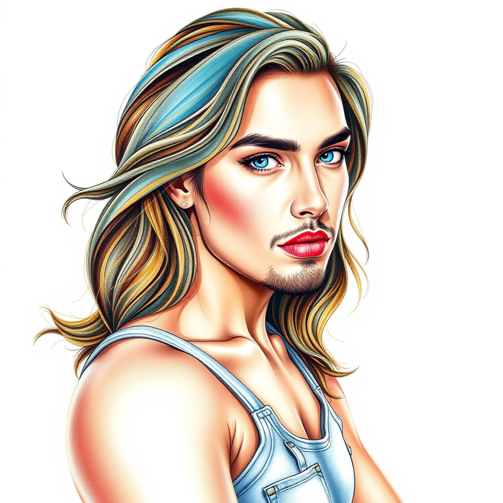 Colored Pencil Portrait website