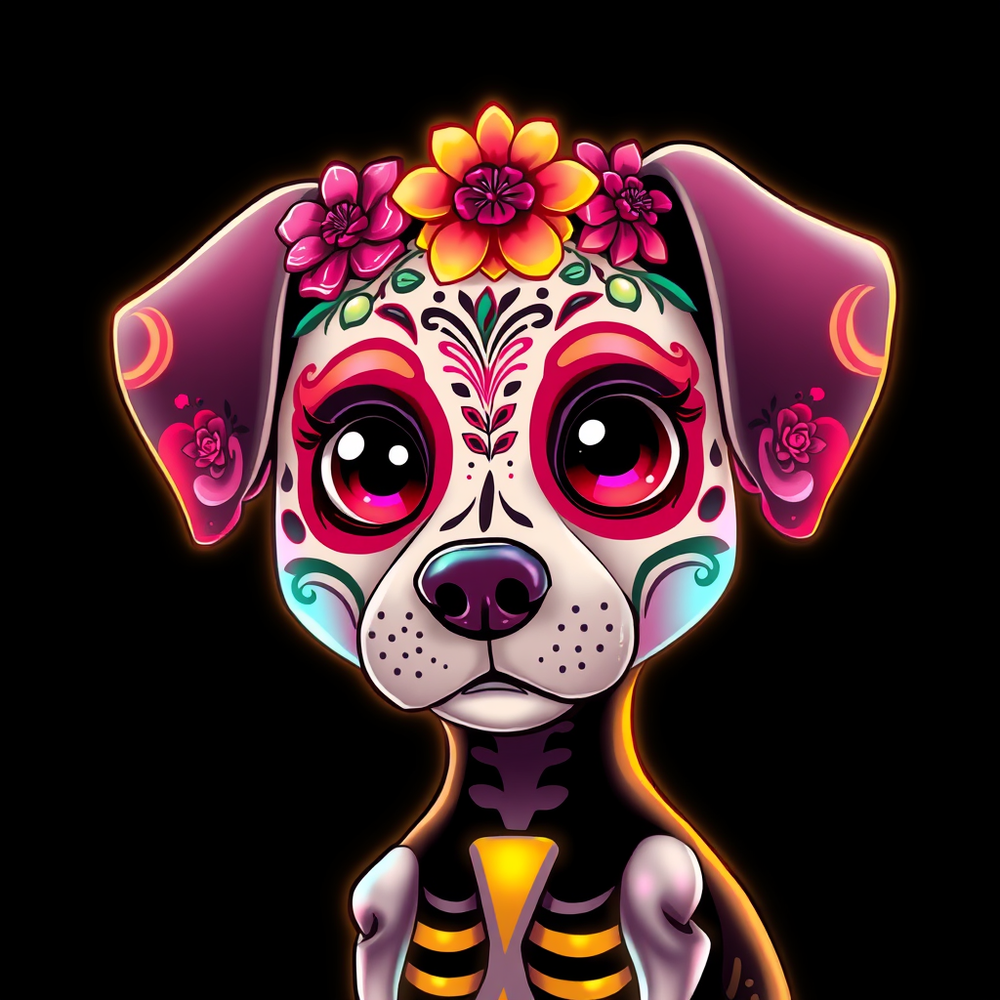 Colorful Día de los Muertos Tribute website