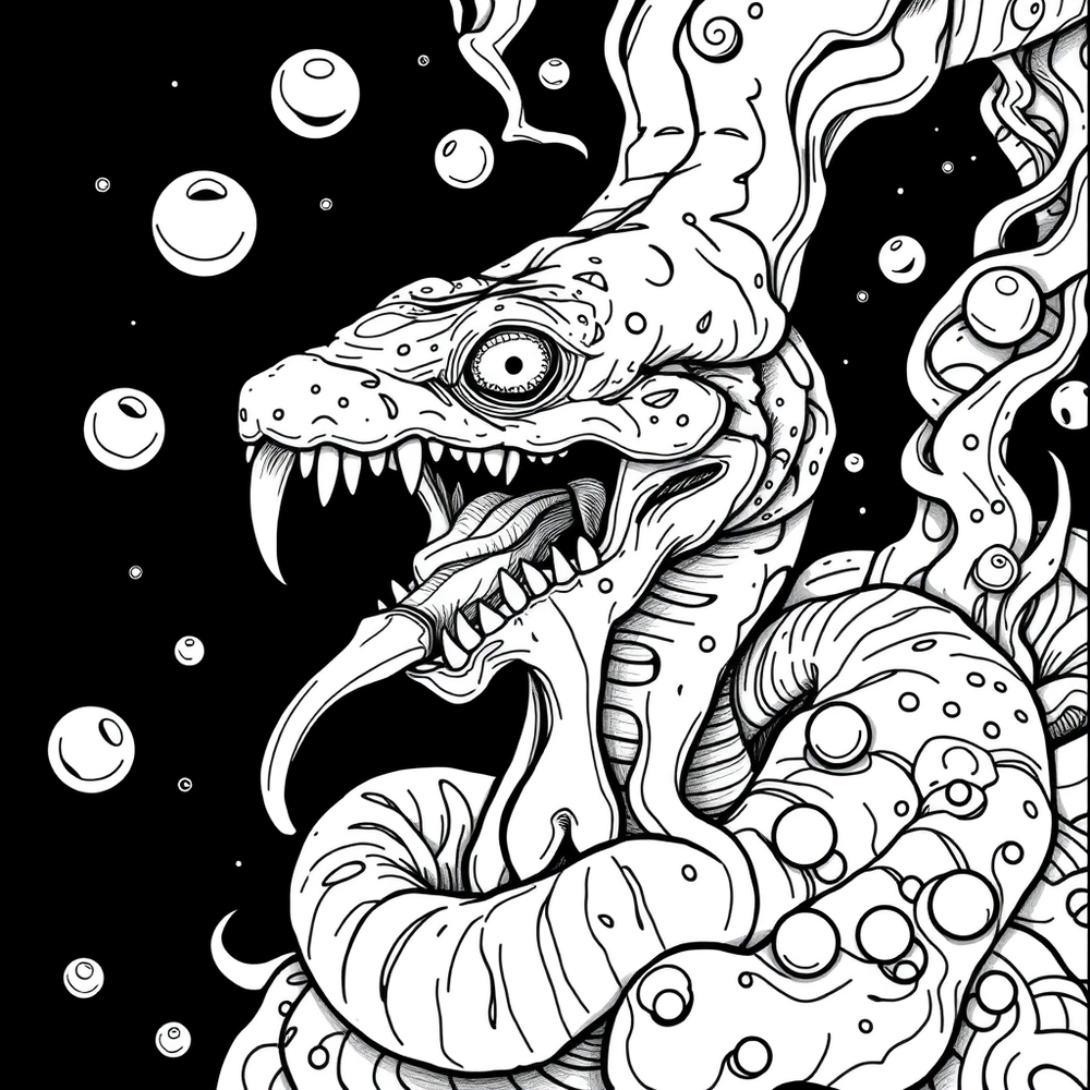 Coloring book for THE STRANGE!!!! website