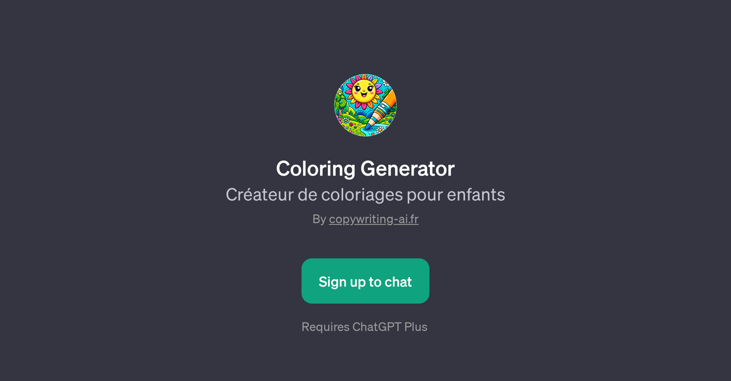 Coloring Generator website