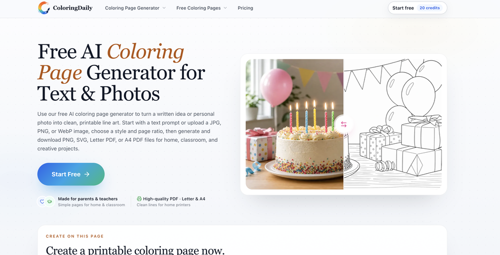 ColoringDaily website