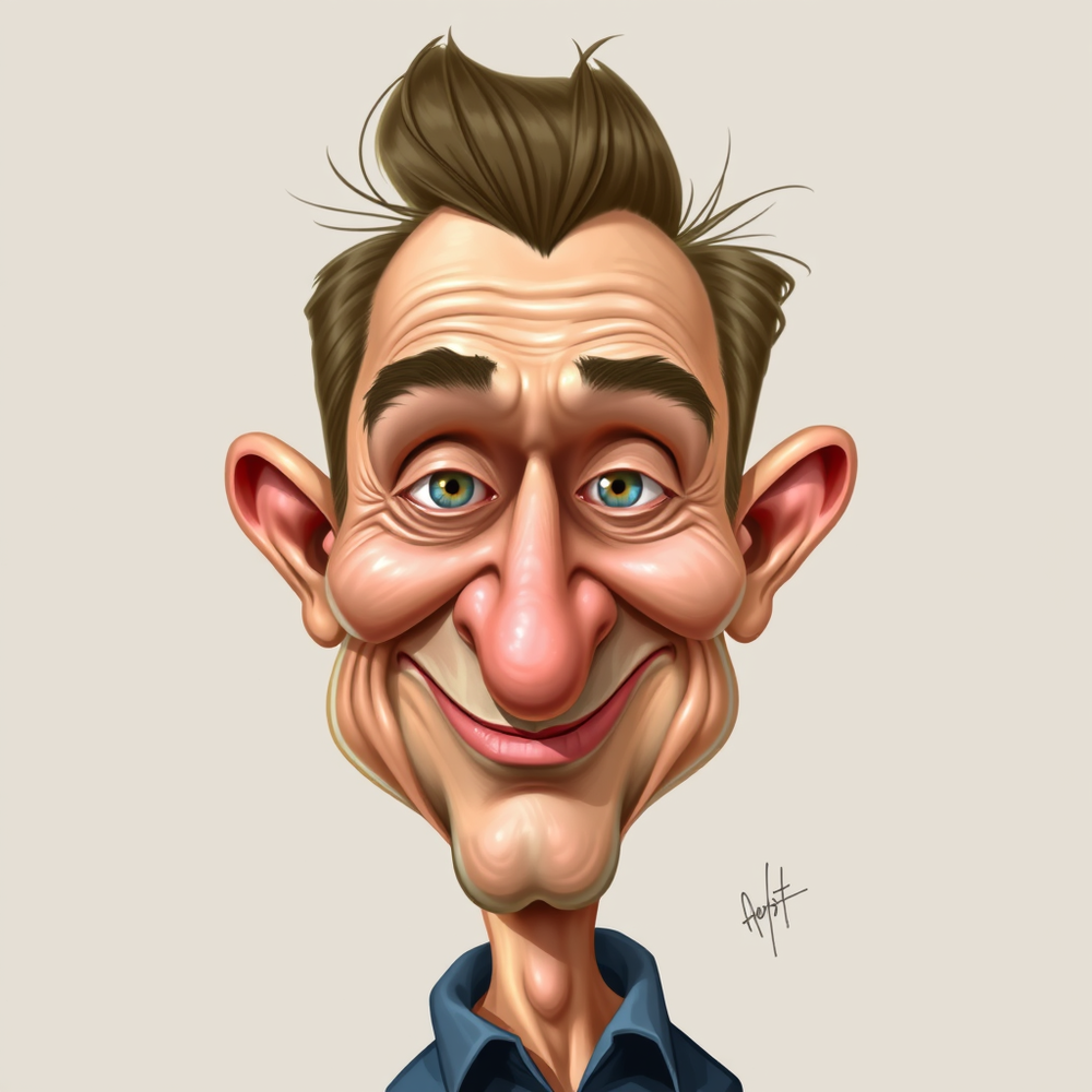 Comedic Hyper-Exaggerated Caricature Engine website