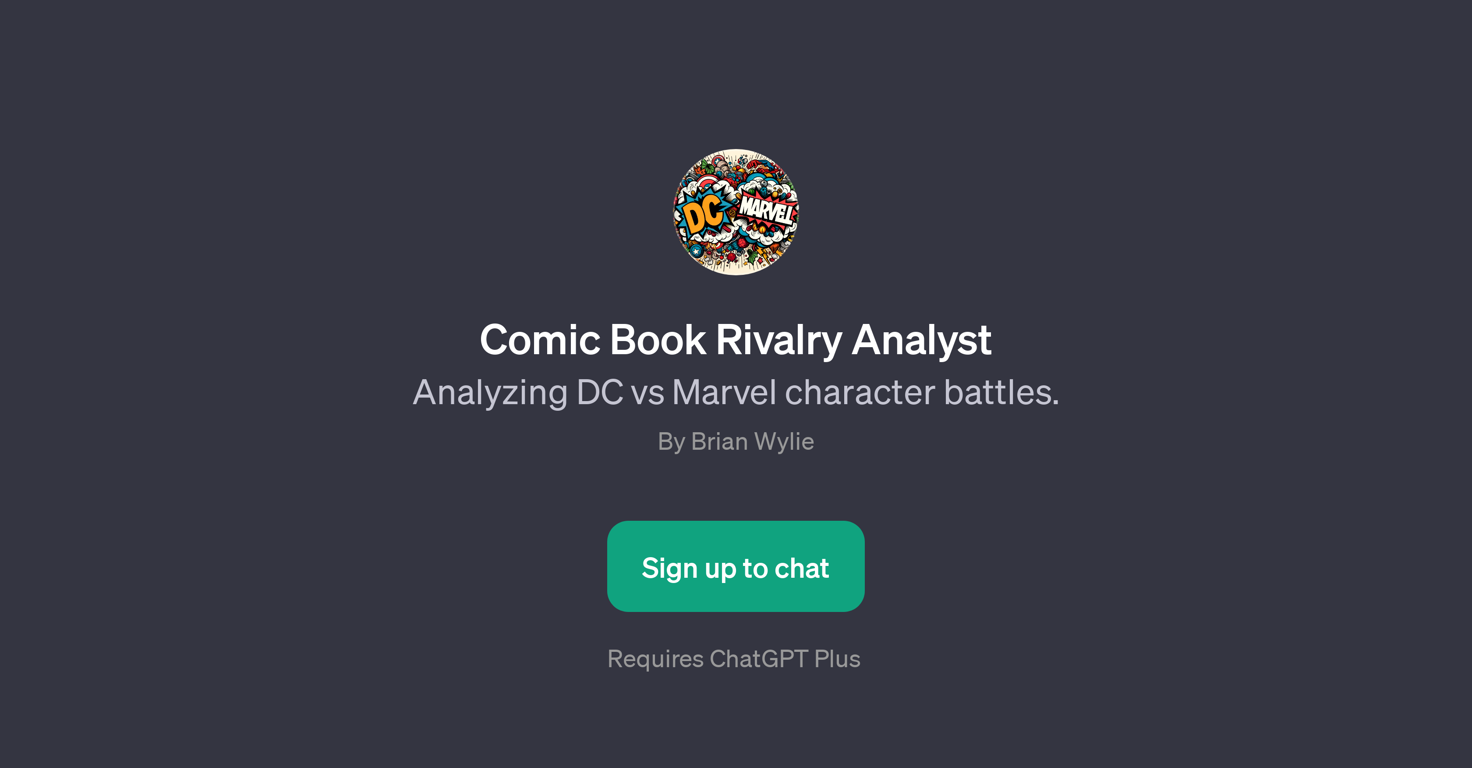 Comic Book Rivalry Analyst website