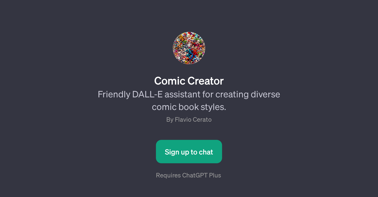 Comic Creator website