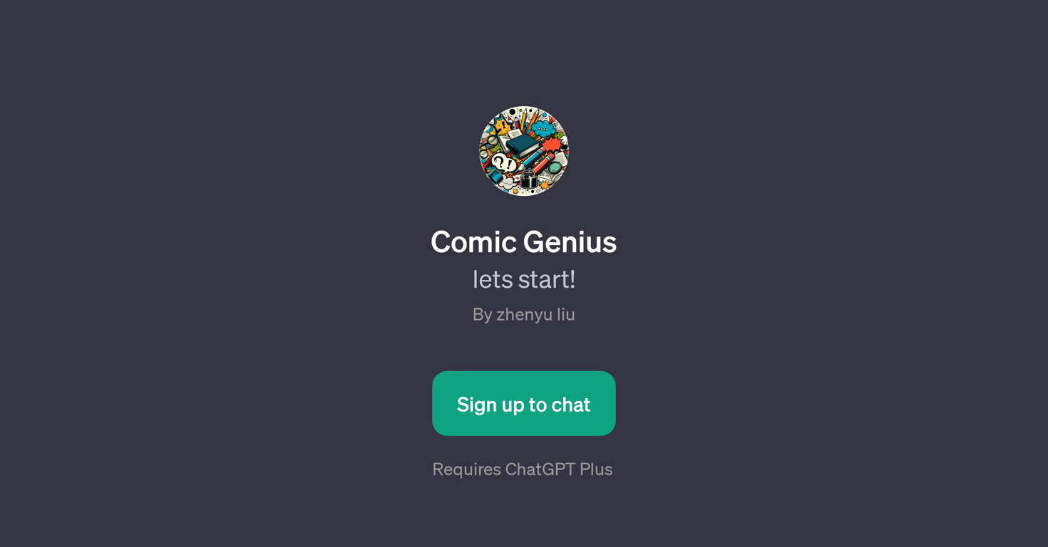 Comic Genius website