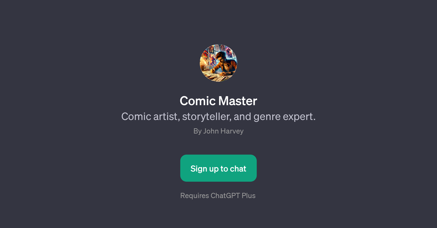 Comic Master website