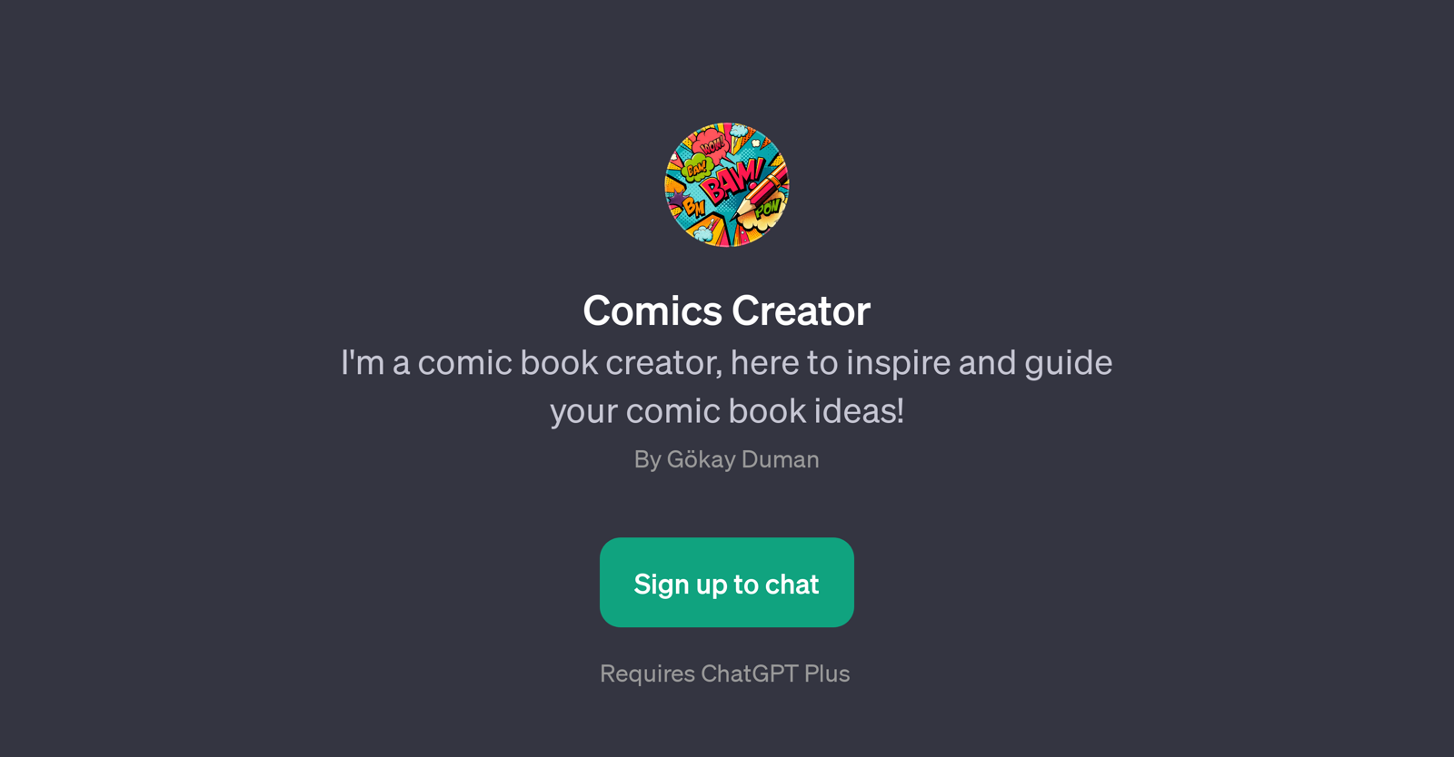 Comics Creator website