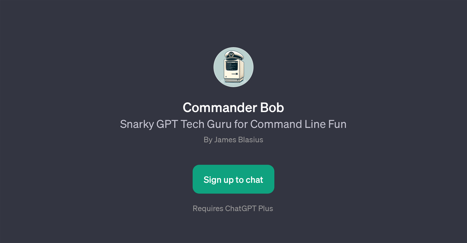 Commander Bob website