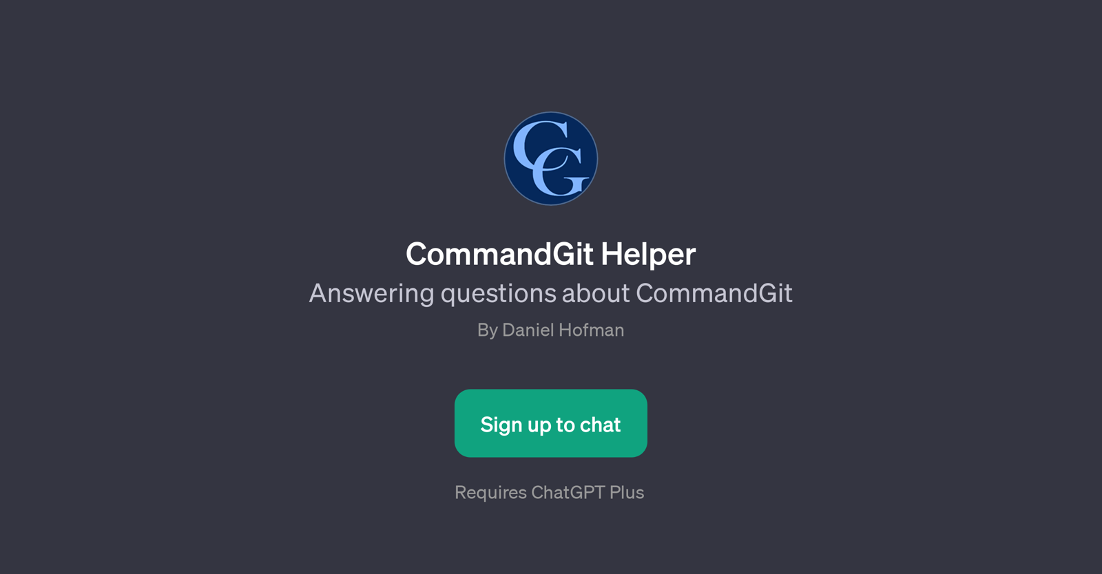 CommandGit Helper website
