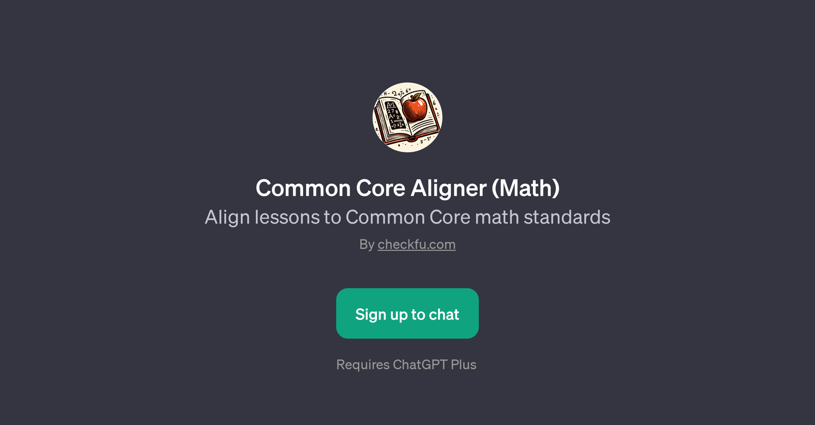 Common Core Aligner (Math) website