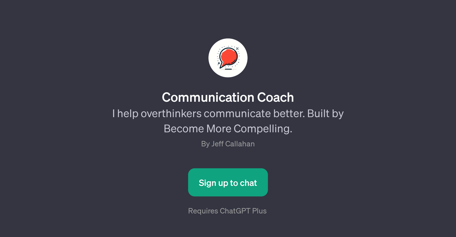 Communication Coach website