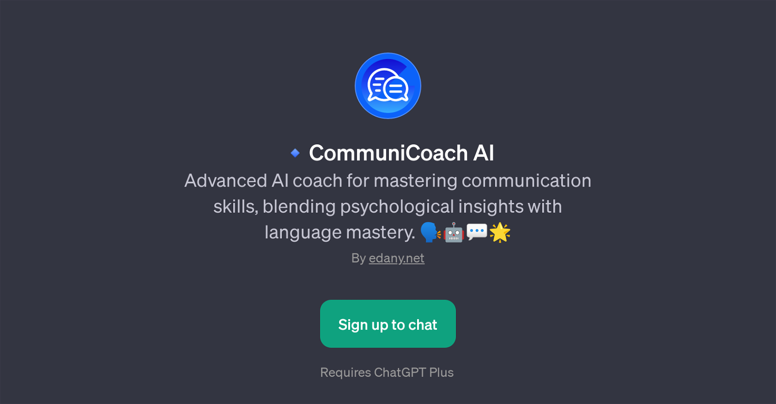 CommuniCoach AI website