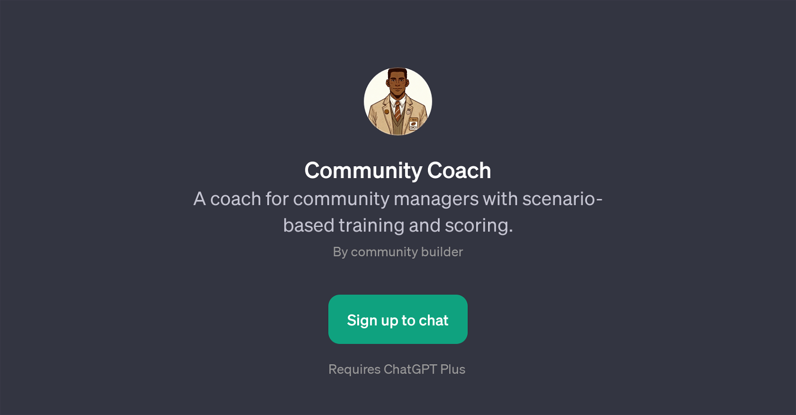 Community Coach website