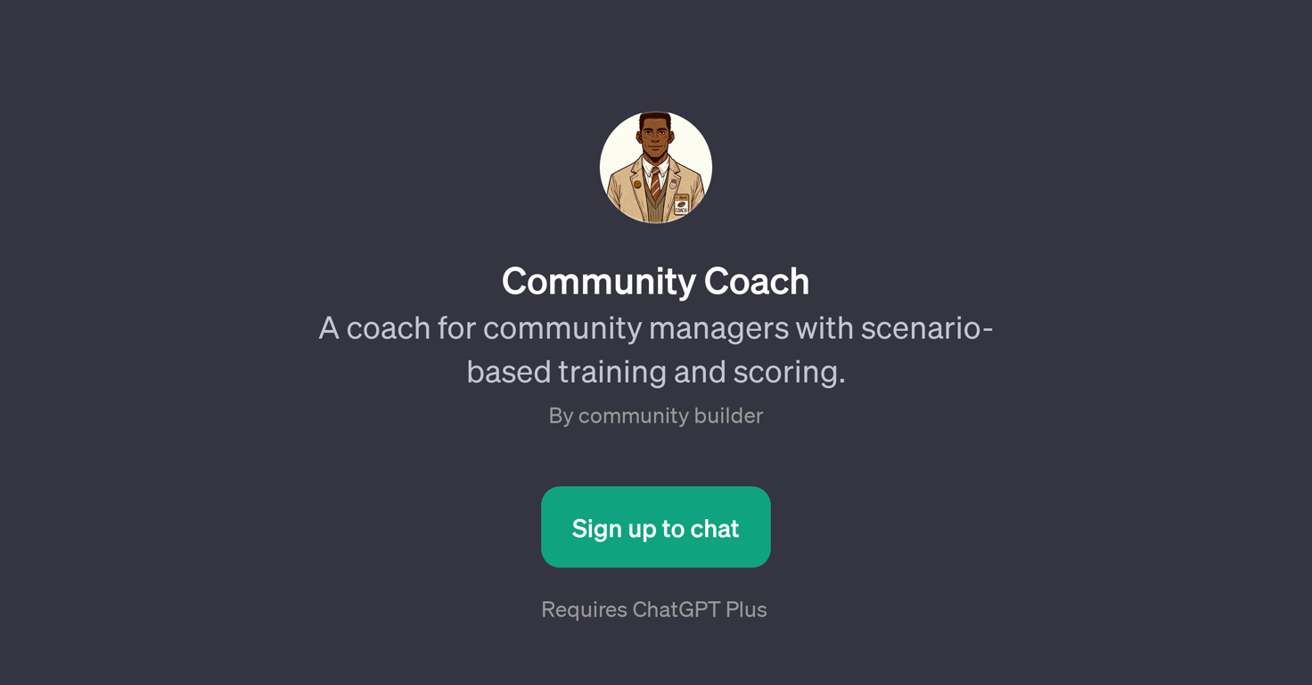 Community Coach website