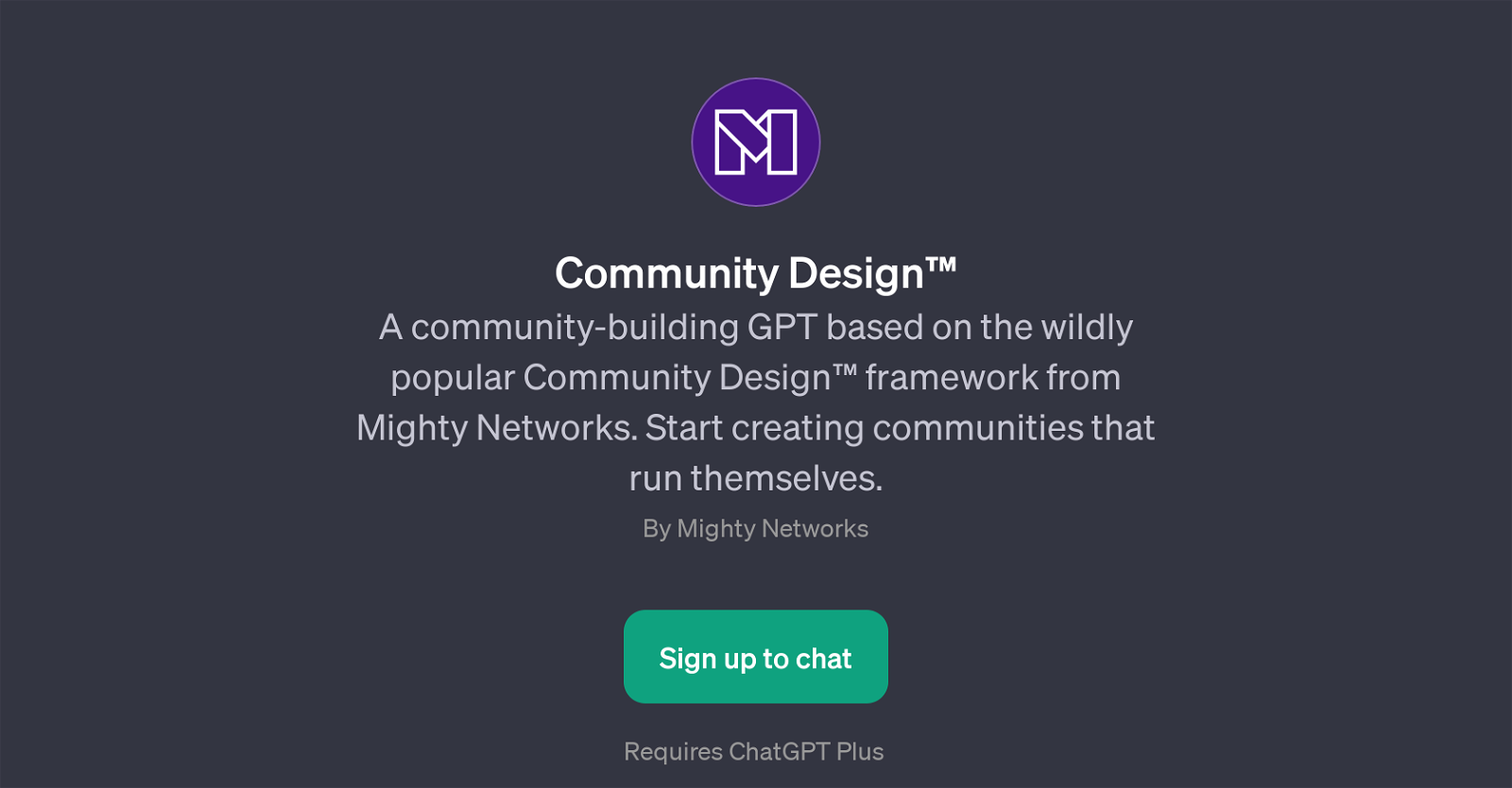 Community Design website