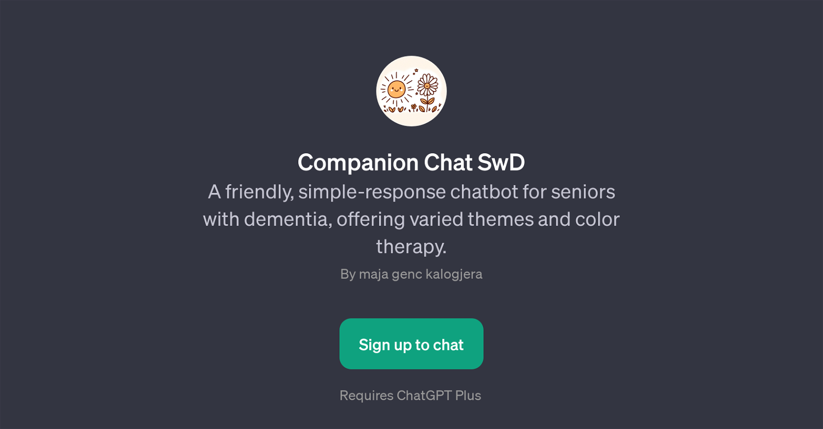 Companion Chat SwD website