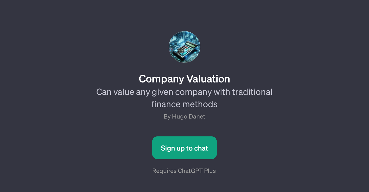 Company Valuation website
