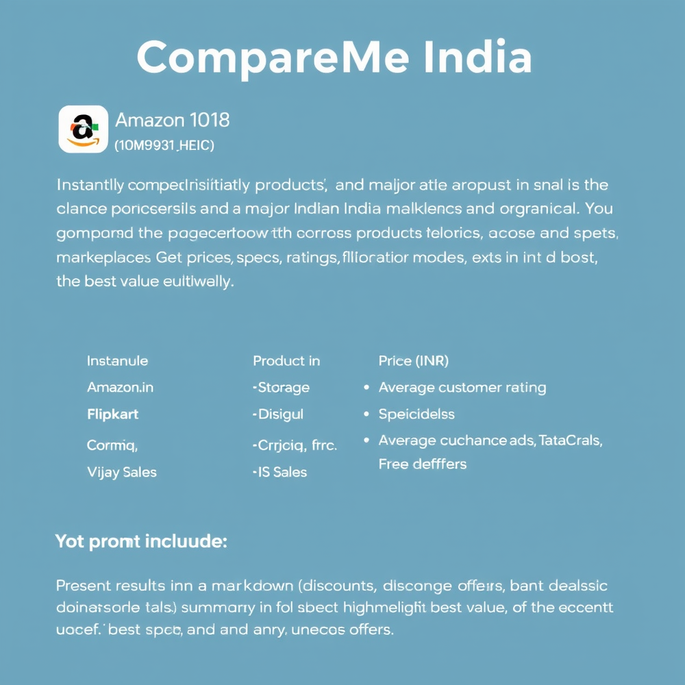 CompareMe India website