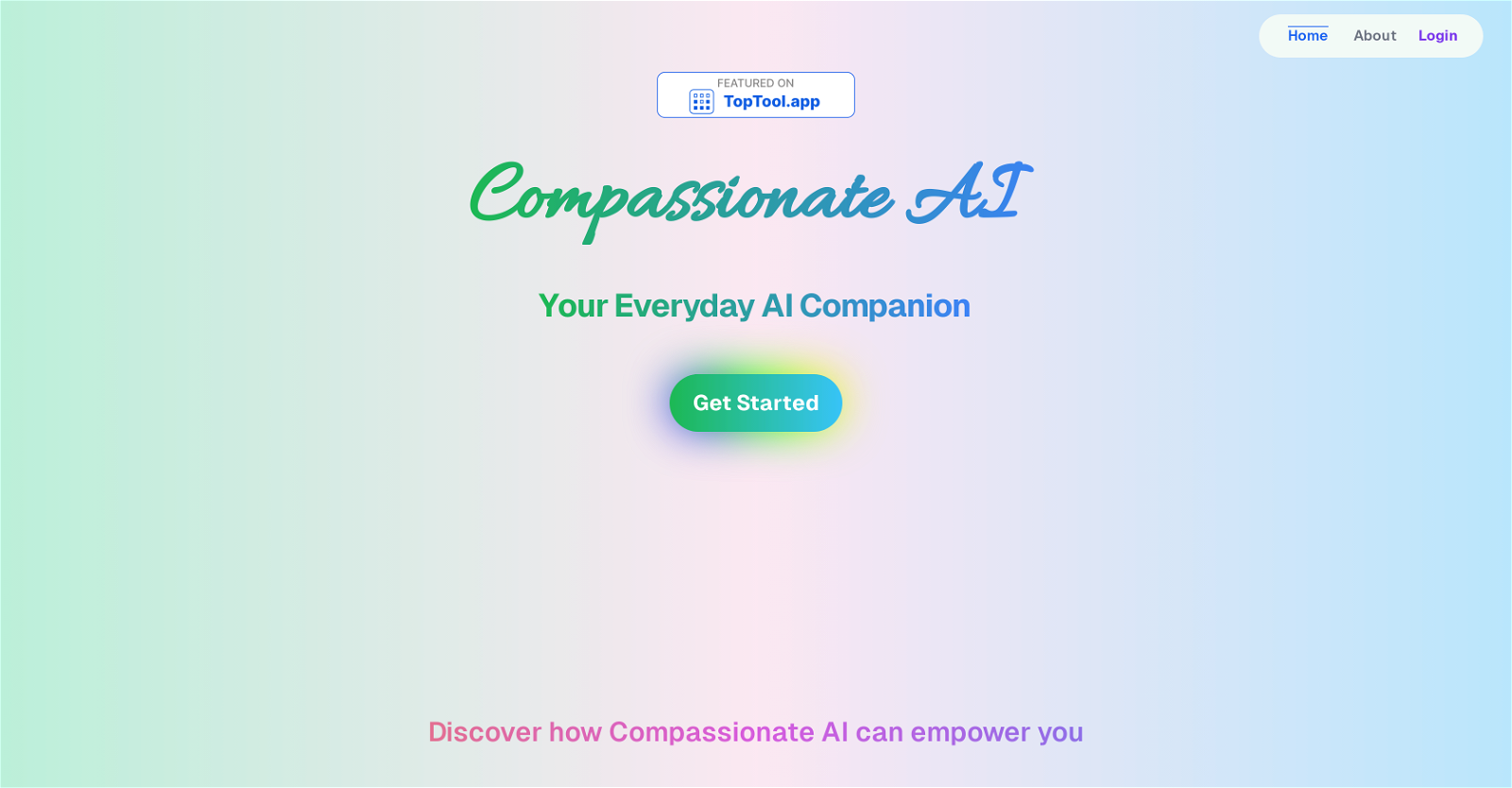 Compassionate AI website