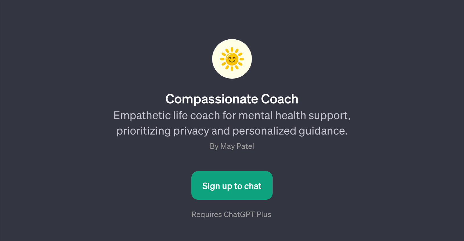 Compassionate Coach website