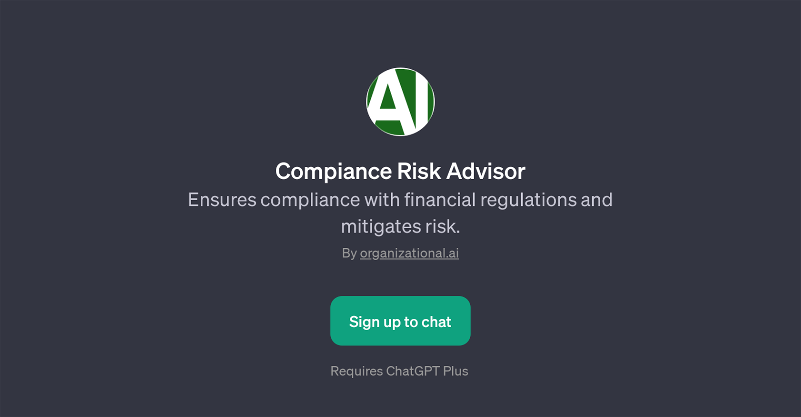 Compiance Risk Advisor website