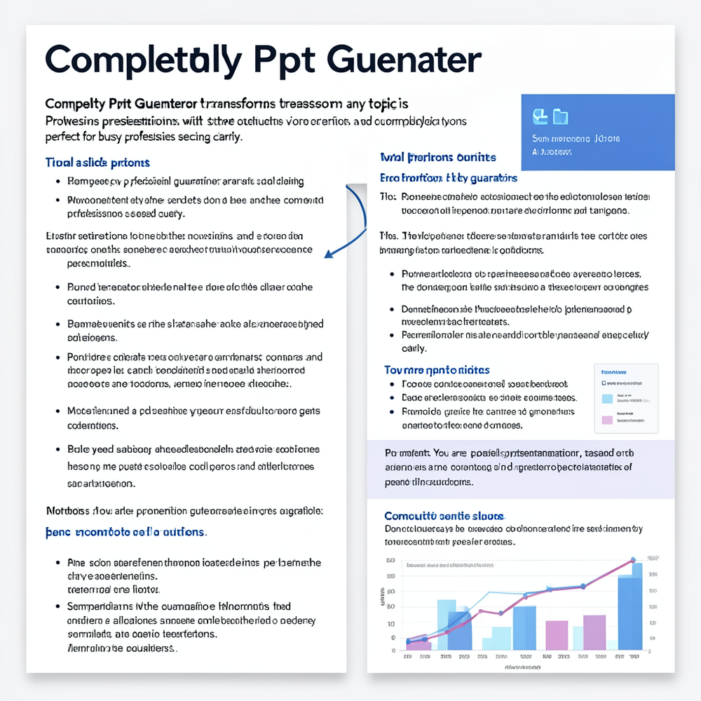 Completely Ppt Generator website