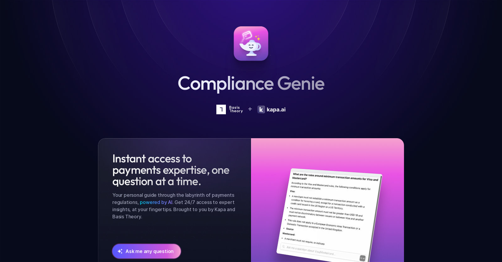 Compliance Genie website