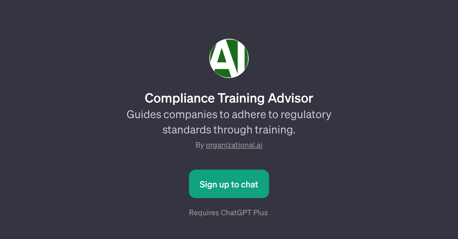Compliance Training Advisor website