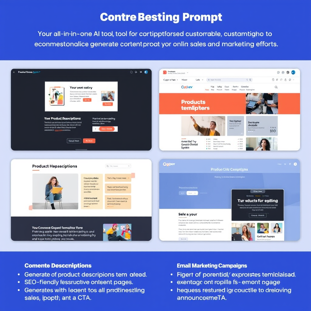 Comprehensive E-Commerce Prompt website