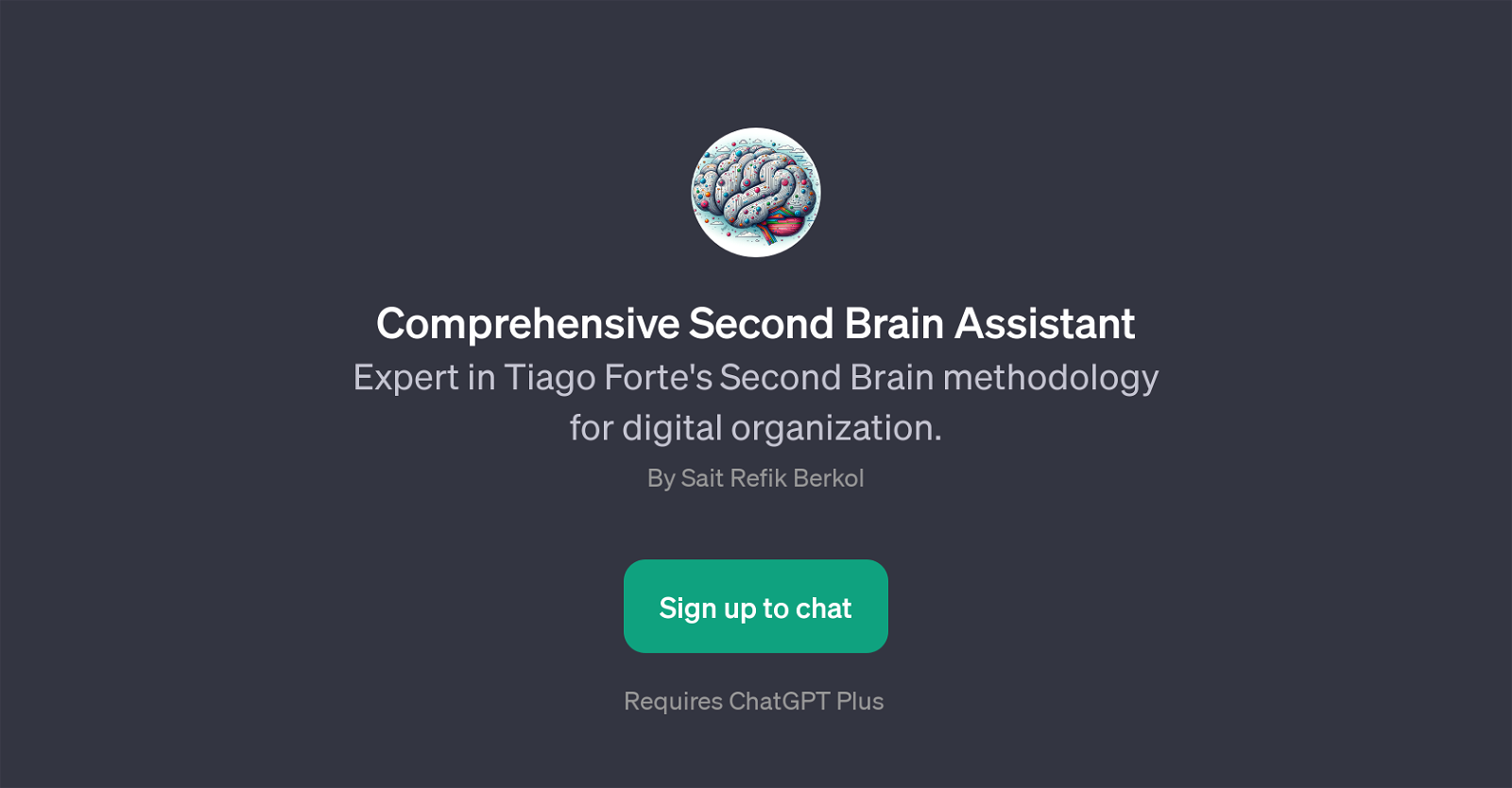 Comprehensive Second Brain Assistant website
