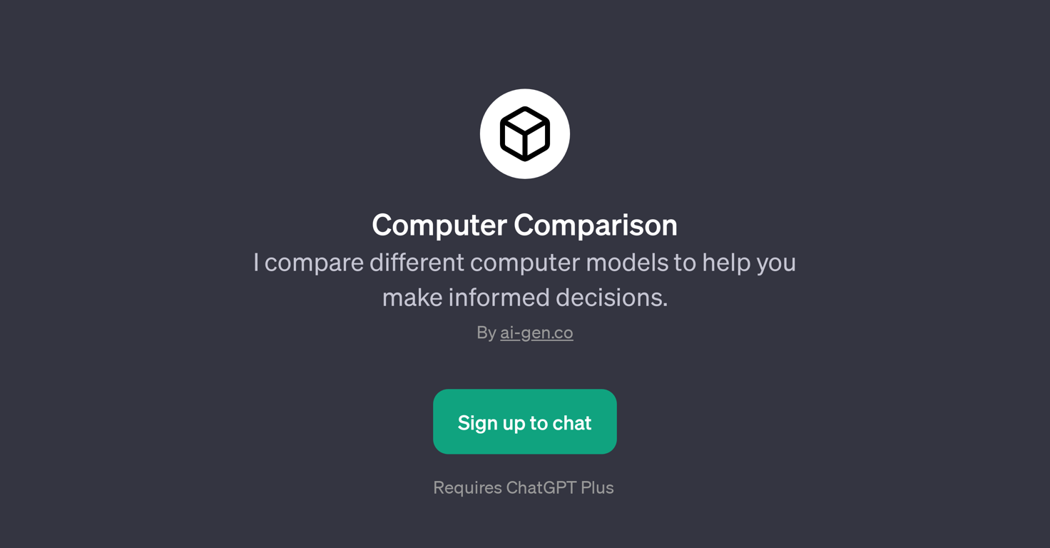 Computer Comparison website