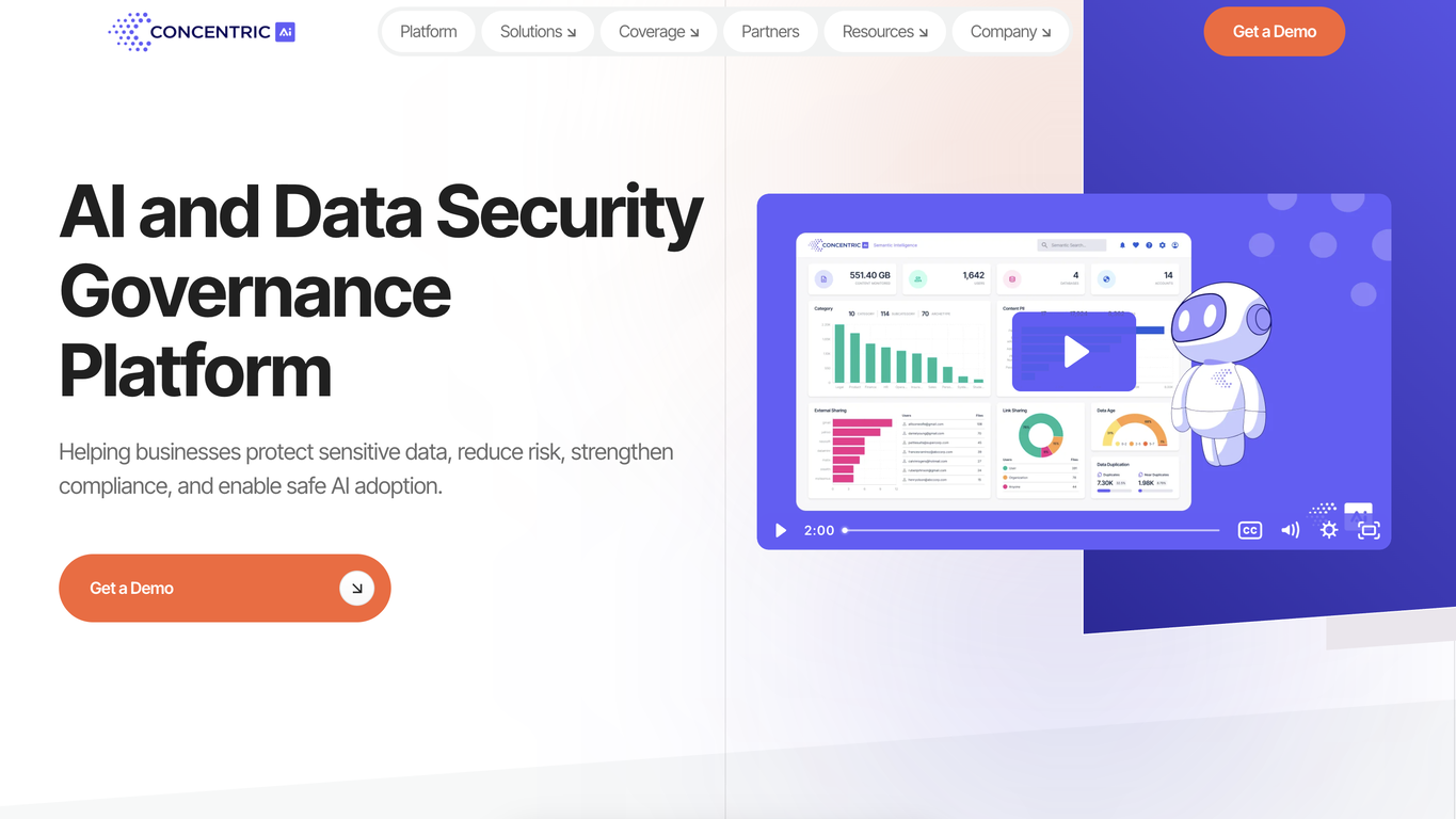Concentric AI website