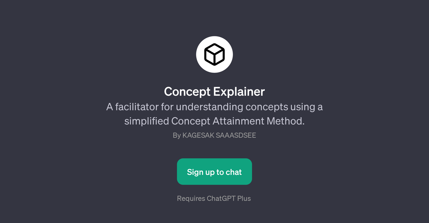 Concept Explainer website
