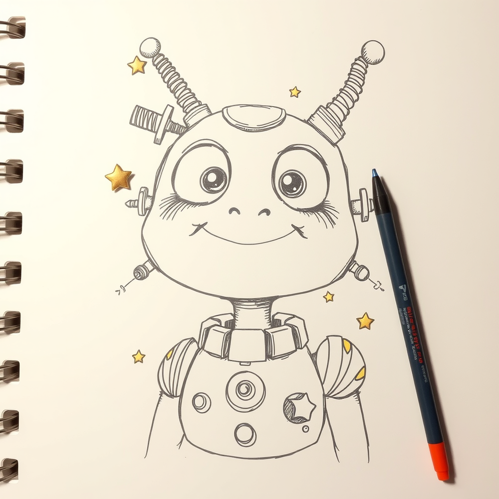 Concept Sketch in Hand-Drawn Designer Style website