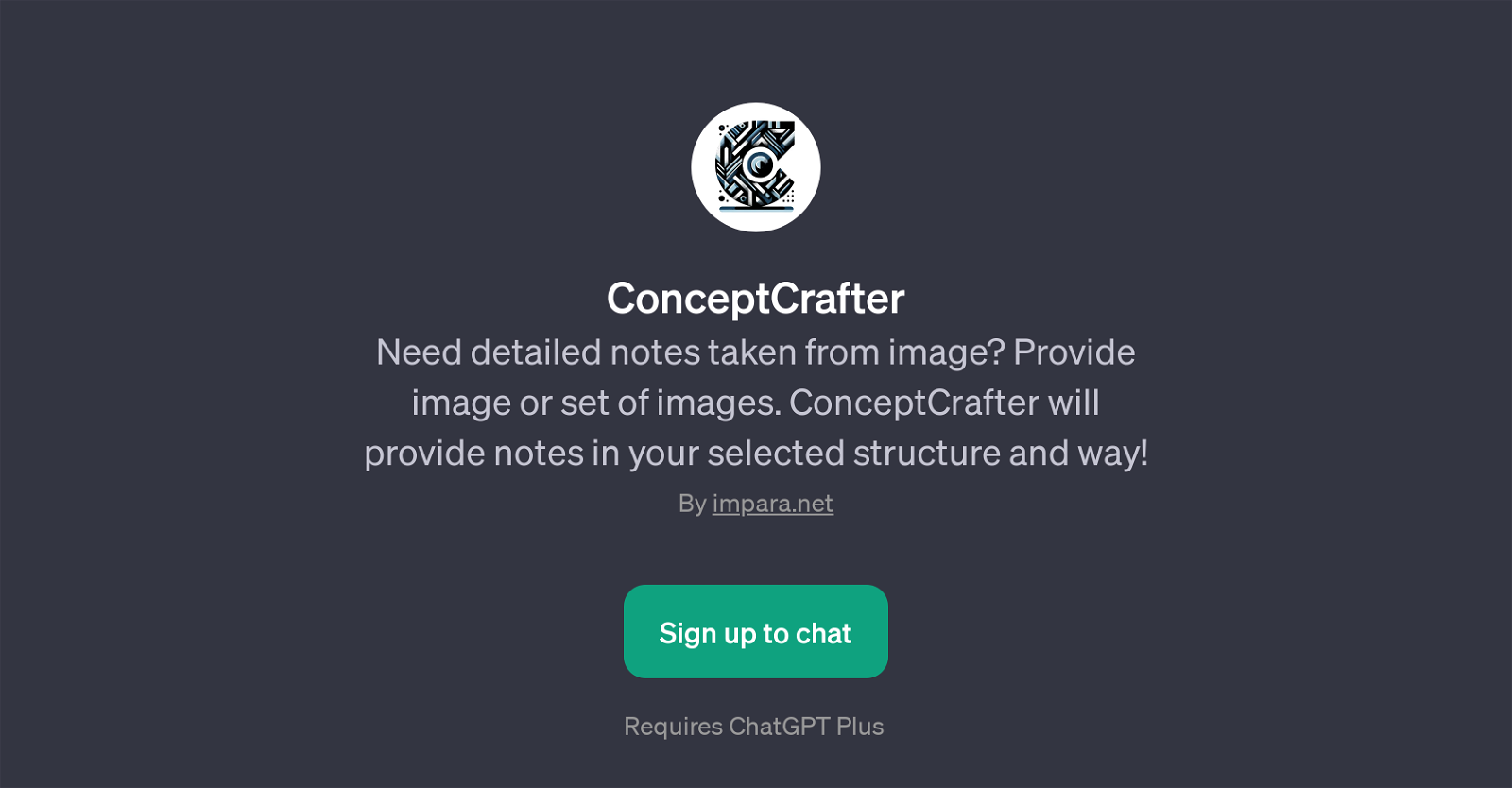 ConceptCrafter website