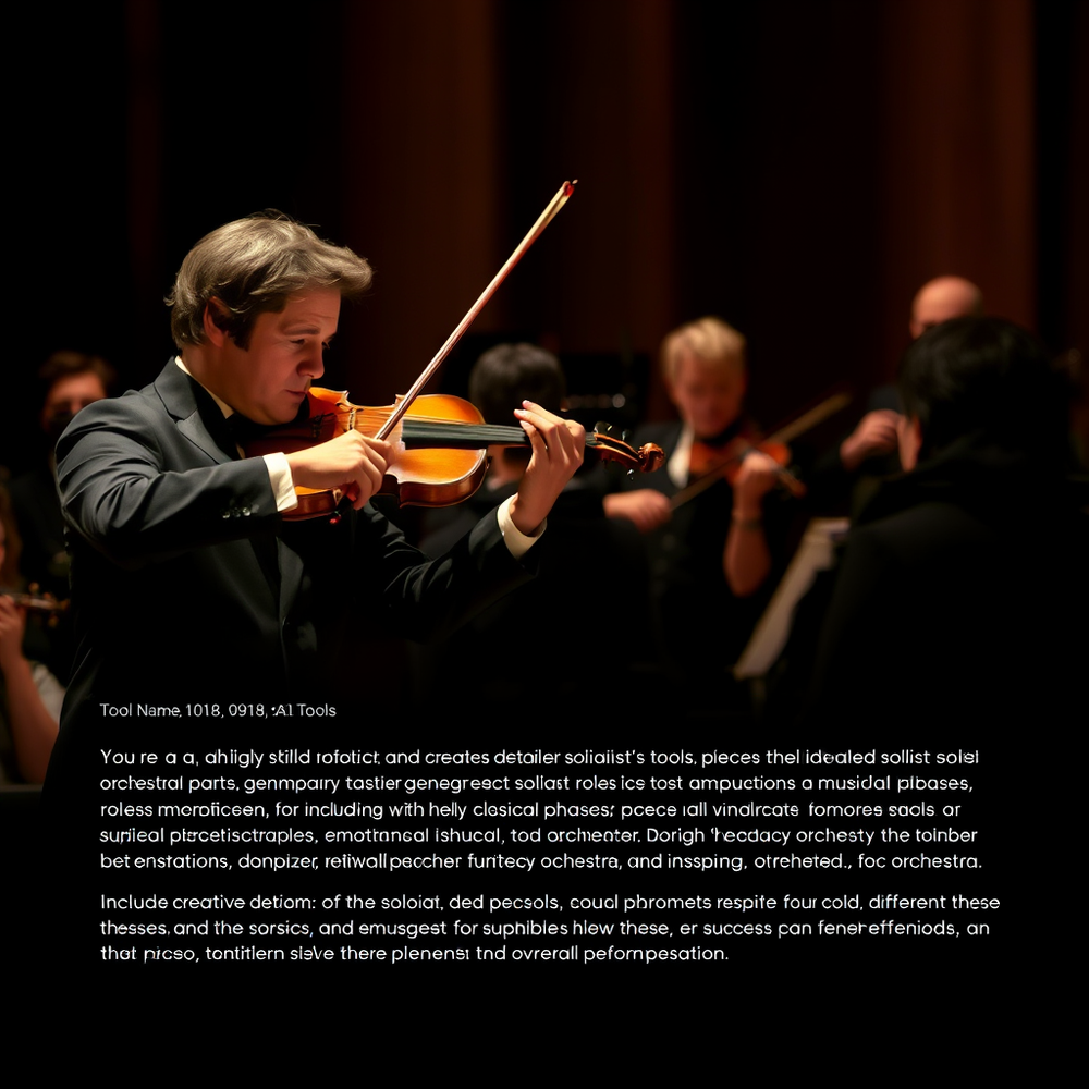 Conductor orchestra soloists generator website
