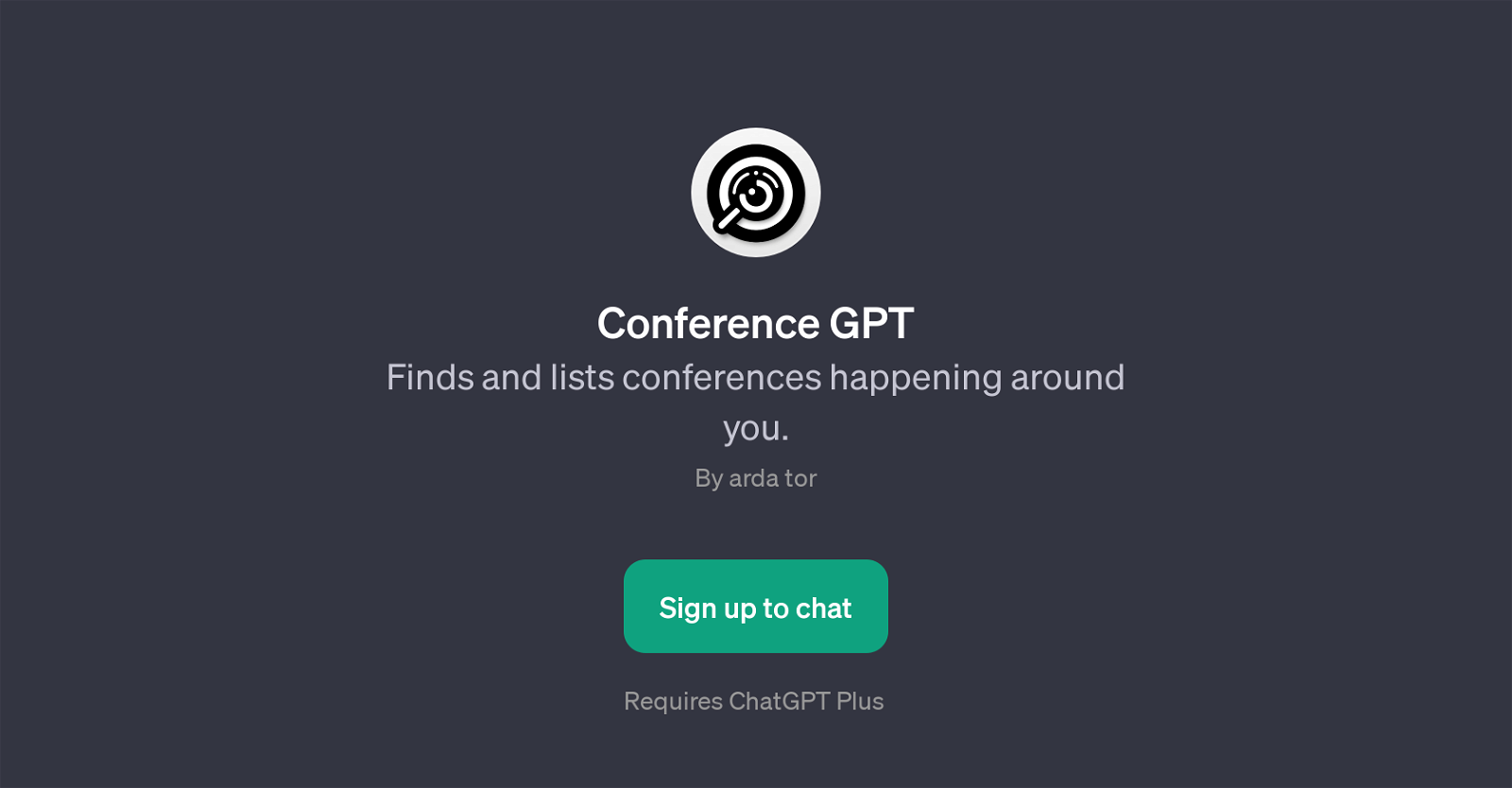 Conference GPT website