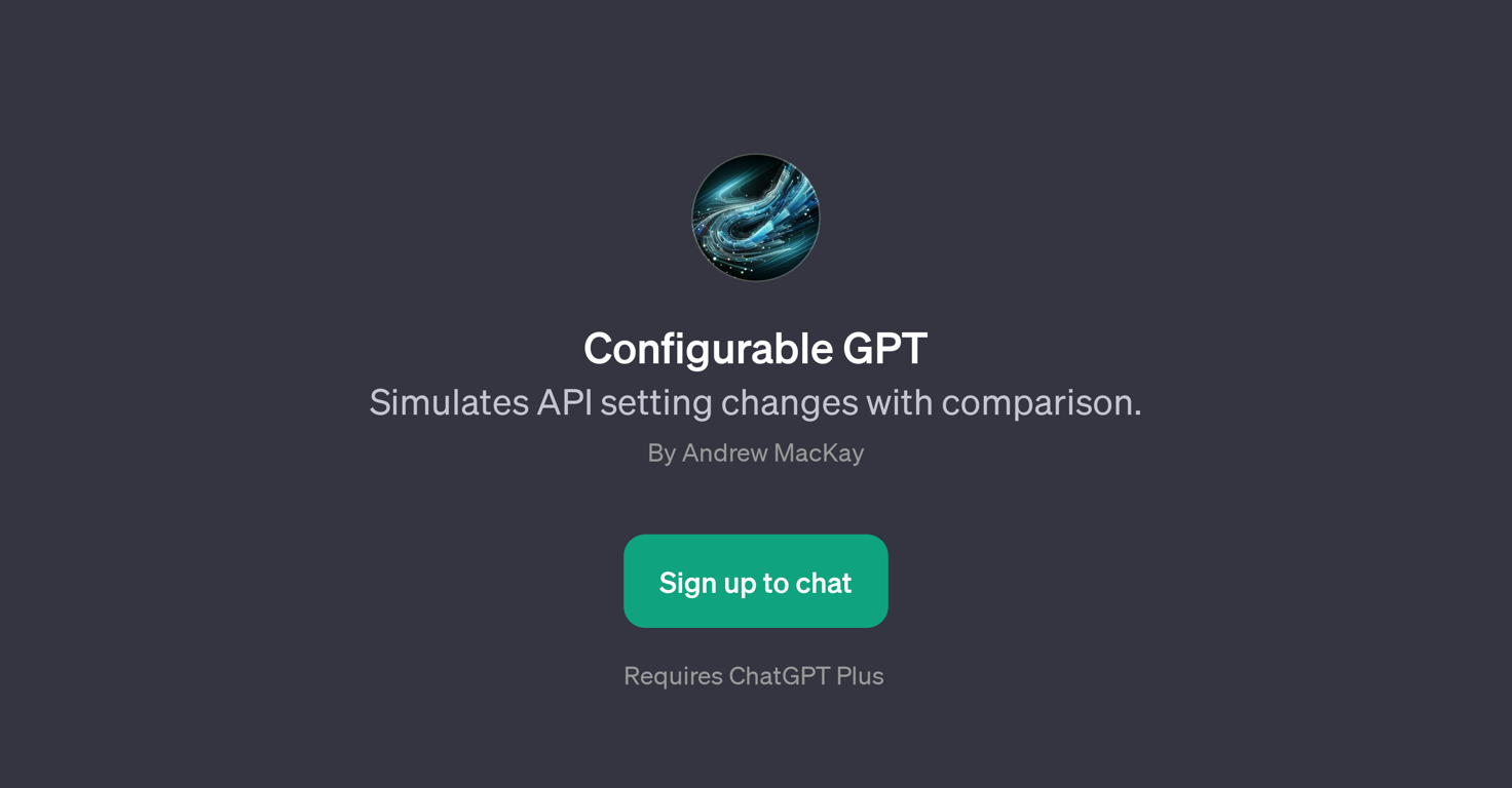 Configurable GPT website