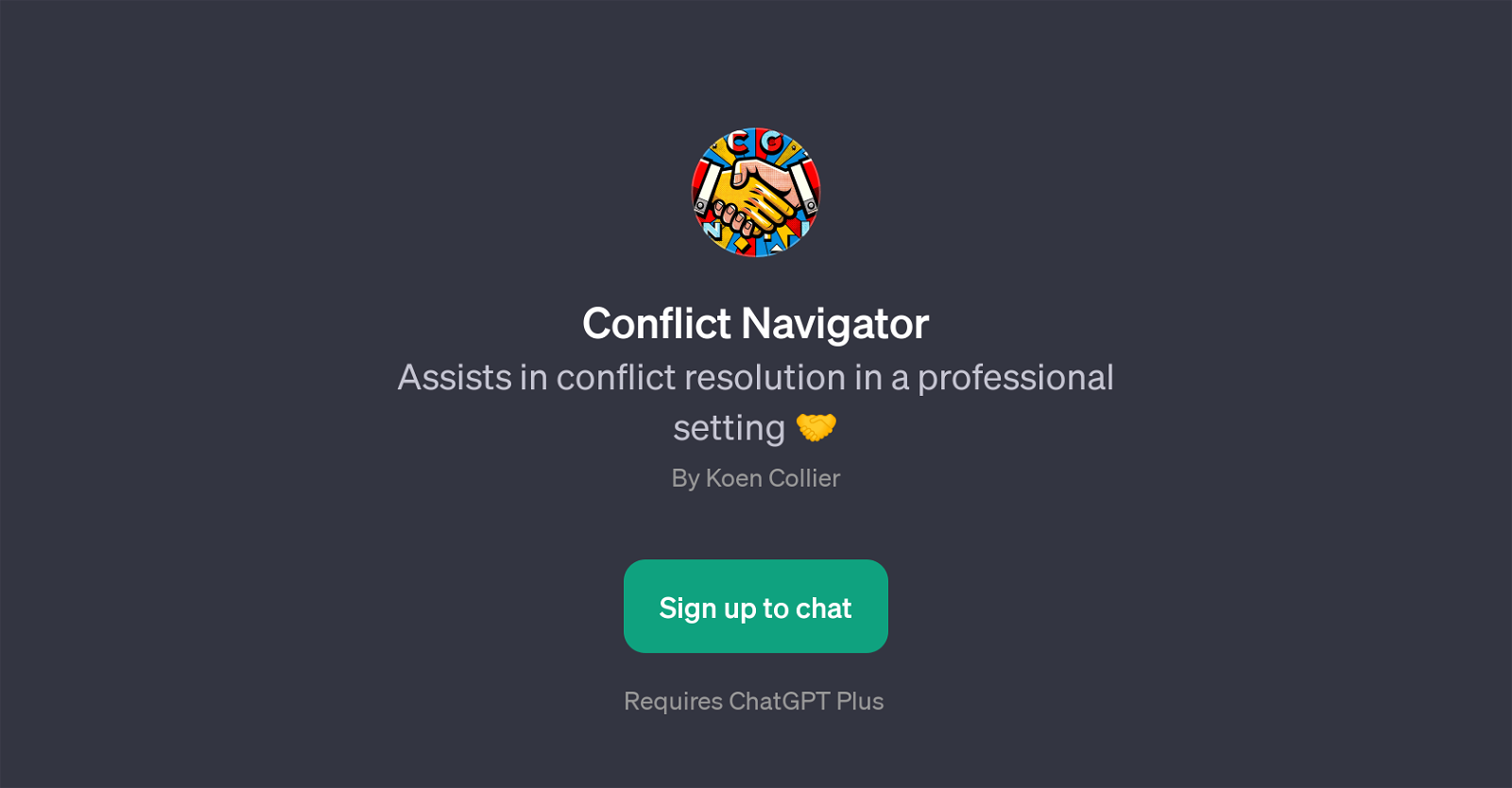 Conflict Navigator website